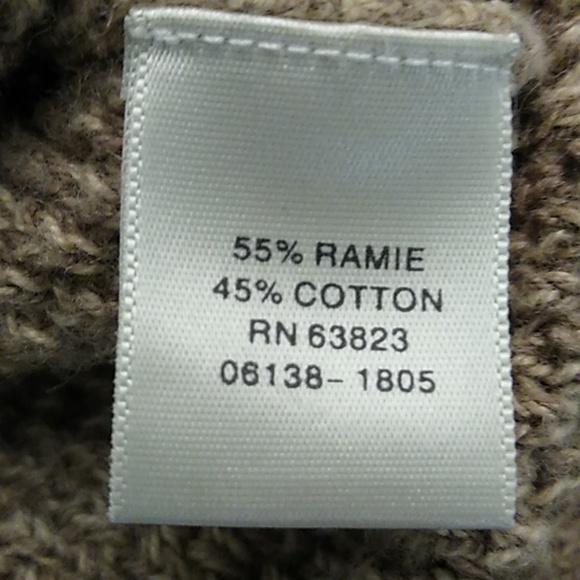 COTTON, TEXTURED, HOODED, ZIP FRONT, TAN MARLED, VEST - Picture 4 of 6